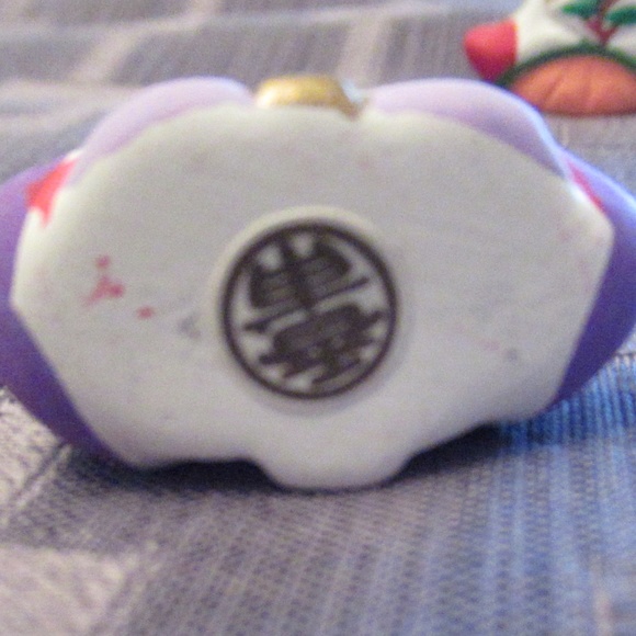 Vintage Japanese miniature ceramic Hina matsuri dolls - Picture 6 of 9